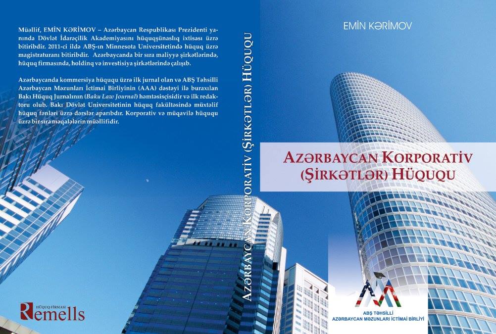 Azərbaycan Korporativ (Şirkətlər) Hüququ – Kitab